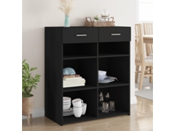 Aparador 80x42,5x93 cm Derivados de Madera Negra