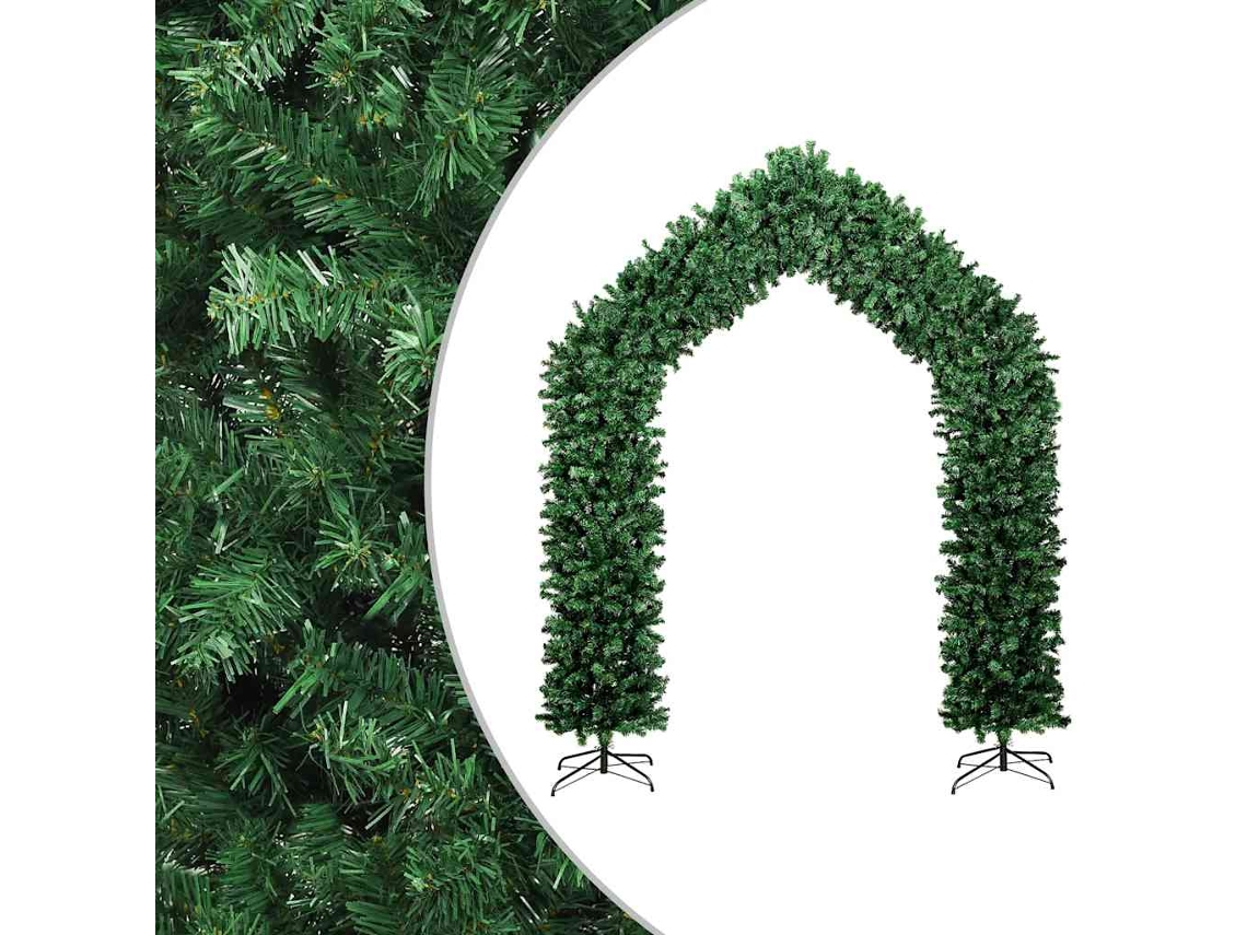 Vidaxl Grinalda De Natal 270 Cm Verde