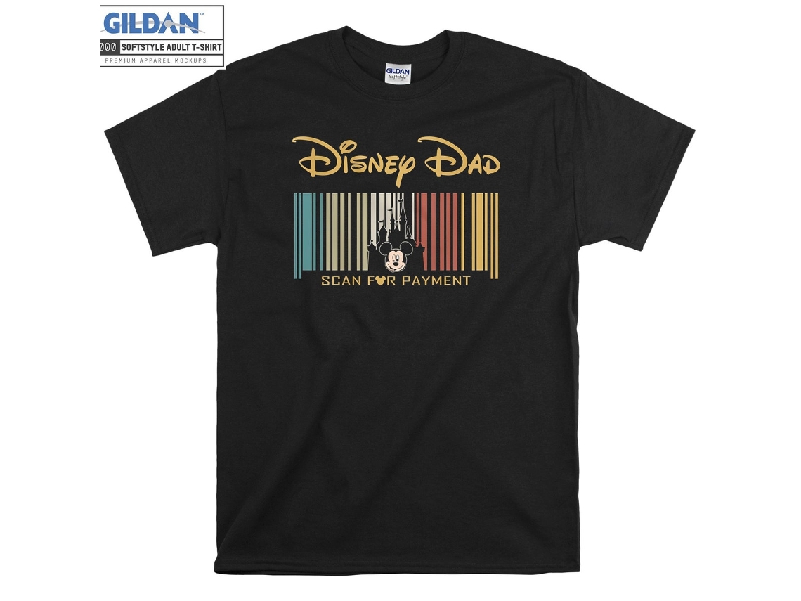 T-shirt Rockinstone Mom Dad Code Mickey Mouse（xl）