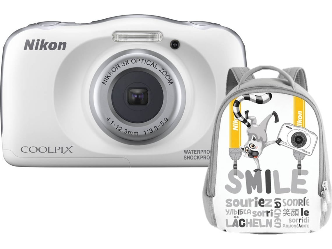 Kit Máquina Fotográfica Compacta NIKON Coolpix W150 + Mochila
