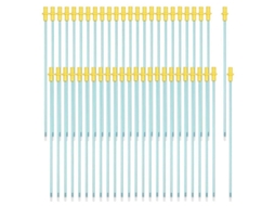 2026 50 Varetas de Inseminación Artificial Desechables para Animales Flexibles 15cm Pvc Azul Azul