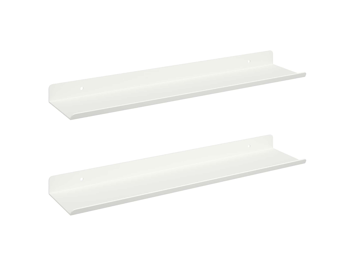 Prateleira Flutuante 2 Pcs Branco 40x8,5x2,5 Cm MAISON EXCLUSIVE