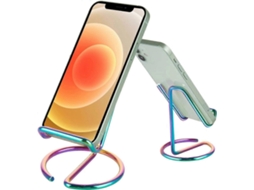 Suporte De Mesa Para Celular, Lindo Suporte De Mesa De Metal Em Formato De Arco-íris Para Celular, Compatível Com Todos Os Celulares, Iphones, Switche