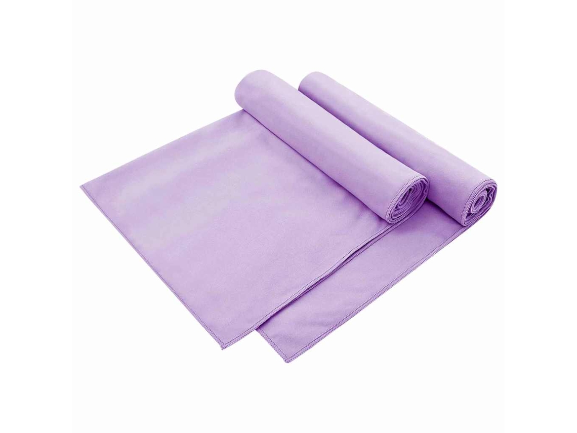 Conjunto 2 Toalhas Para Cadeiras Exteriores Vidaxl Roxo Poliéster (130 X 60 Cm)
