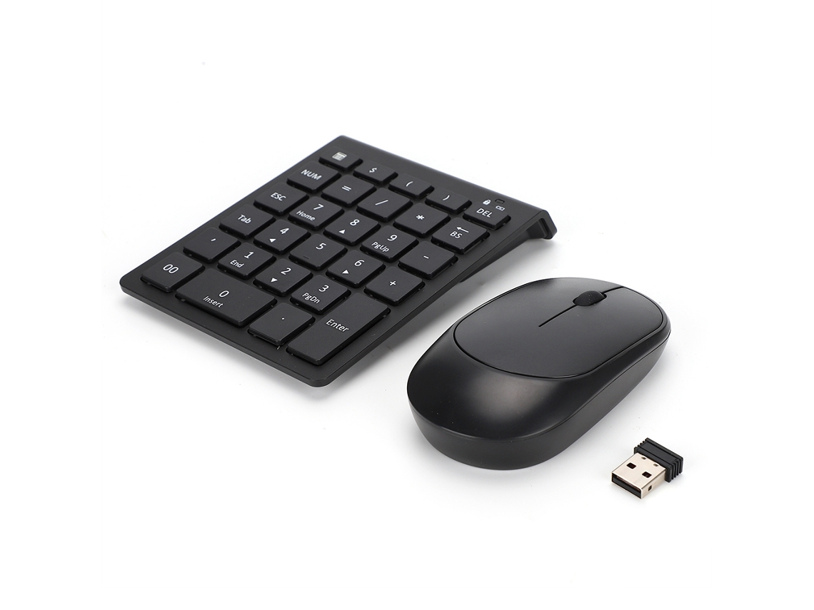 Conjunto De Teclado E Mouse Sem Fio Conexão Sem Fio 2.4g Design Silencioso