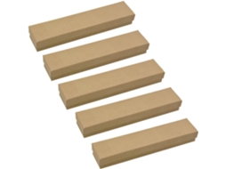 De 5 Caixas De Joias Em Papel Kraft Nuobesty - Armazenamento Elegante E Prático Para Colares.