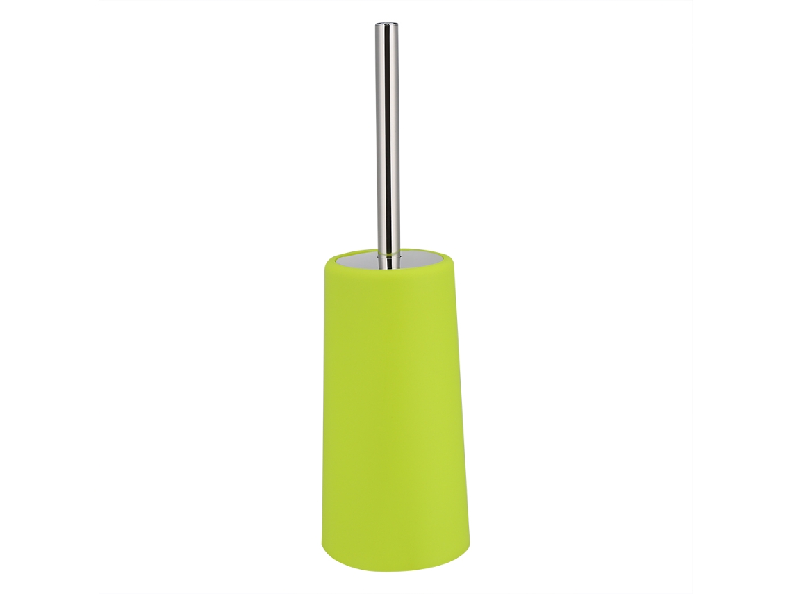 Conjunto de Pincel e Suporte para Limpeza de Vaso Sanitário em Aço Inoxidável para Banheiro Casa Hotel Verde S/MARCA