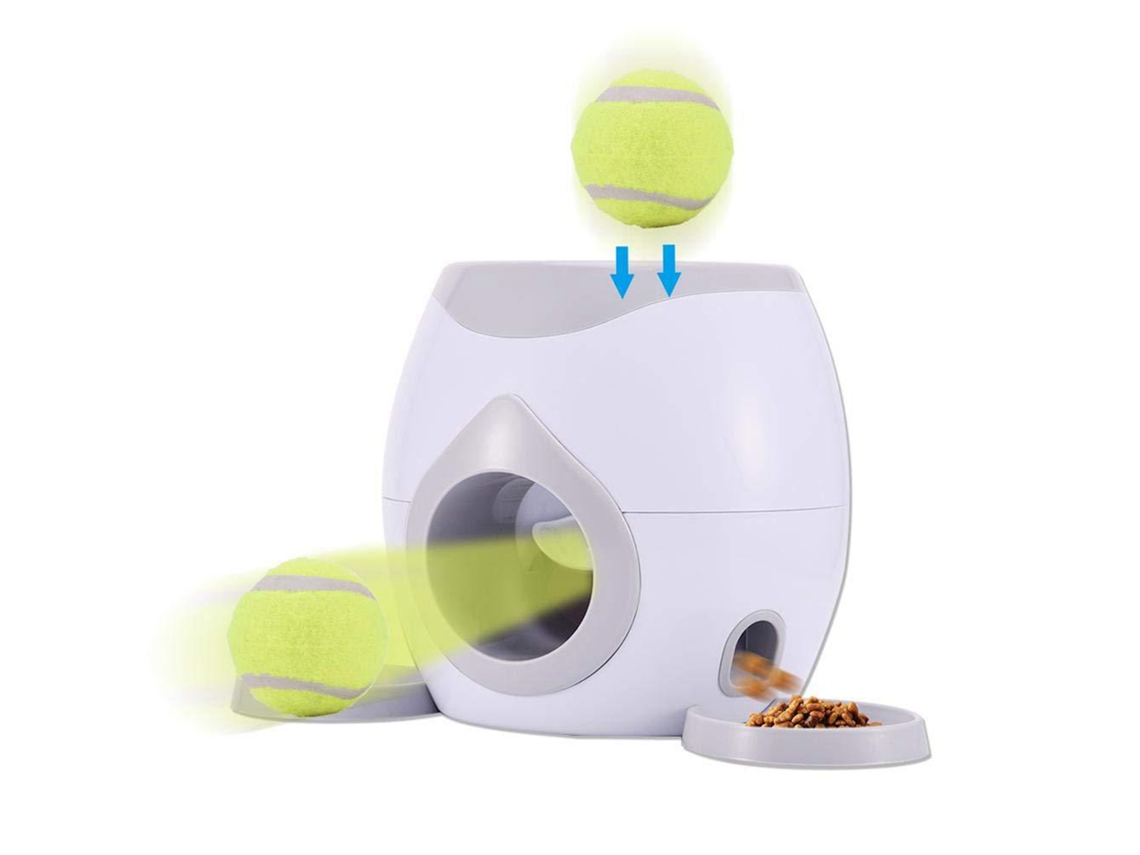 Máquina automática de lançamento de bolas Primerox para cães com brinquedos de treinamento