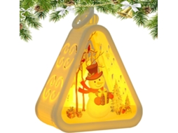 Luminária Noturna De Inverno Com Suporte Iluminação Ajustável