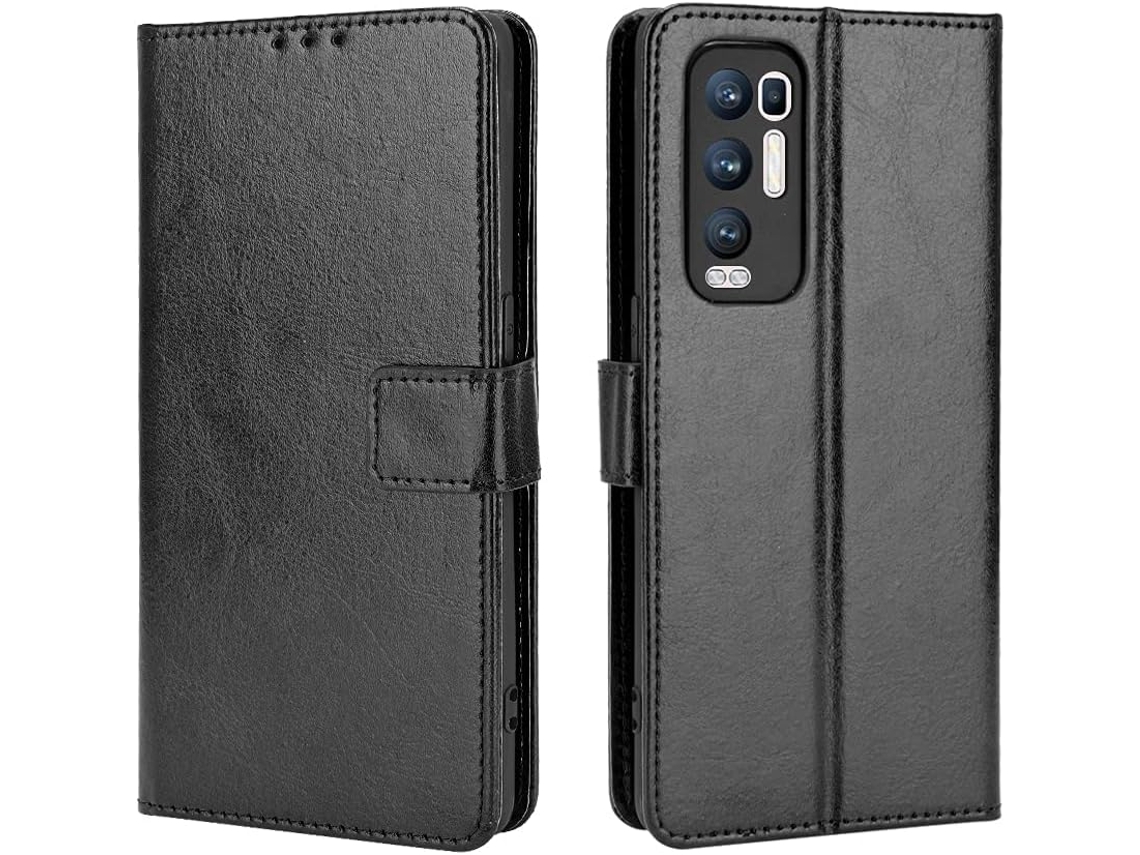 Capa Fólio Find Neocapa Fecho para Oppo Oppo Find X3 Neo HONGWE. Pele Magnética