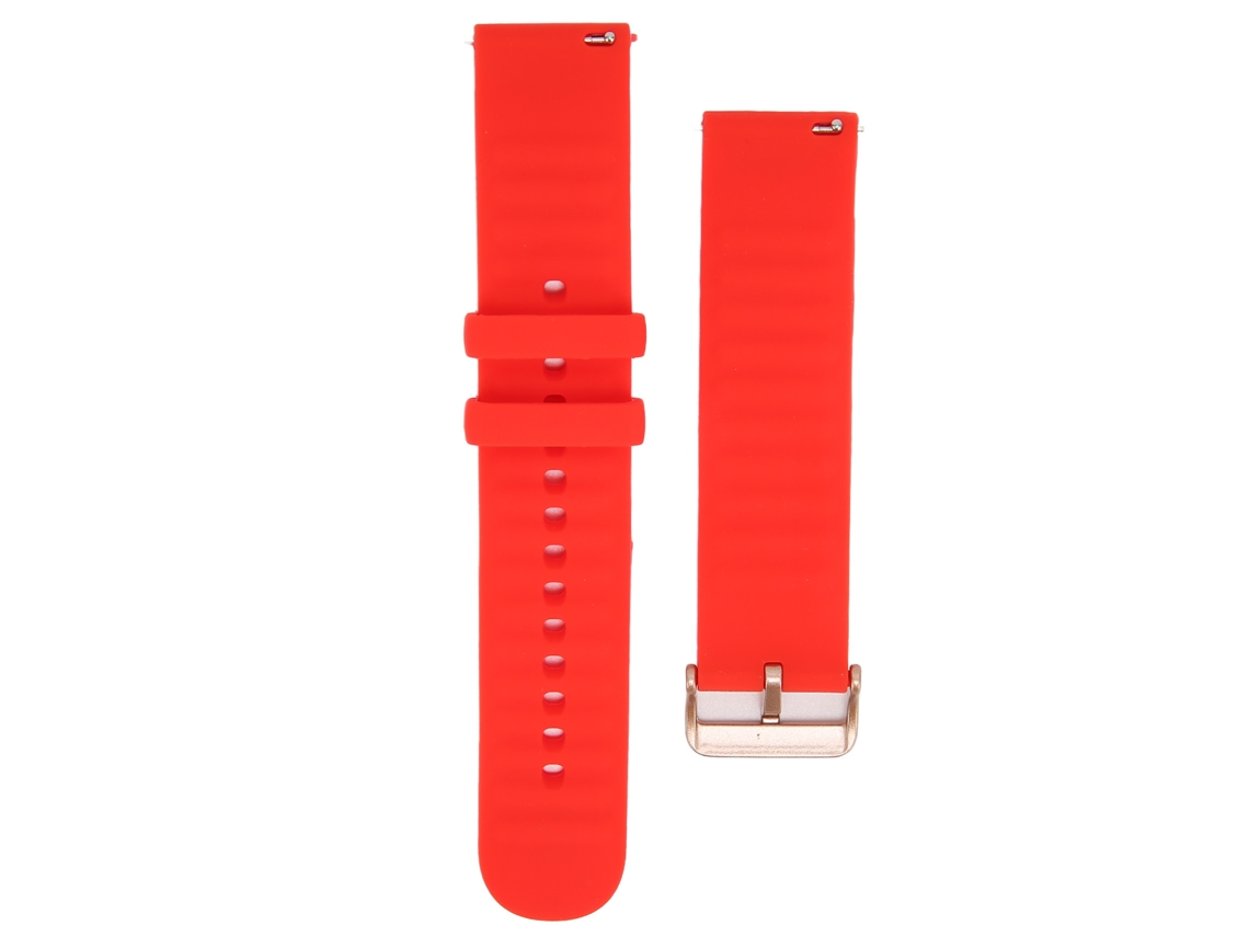 Correa de Silicona Transpirable Y Ajustable para El Reloj Inteligente Amazfit Gts 3/gts 3 Pro Roja