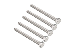 Parafusos Sextavados M8 De 100 Mm Em Aço Inoxidável 304, Packe Com 5