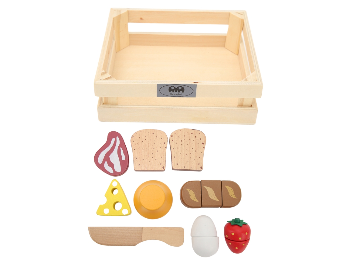 Brinquedos Alimentares De Madeira Para Crianças, Conjunto De Brinquedos De Comida Educativos Para Cozinha