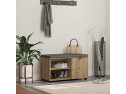 Vidaxl Banco De Hall Carvalho Artesanal 80 X 38 X 46 Cm