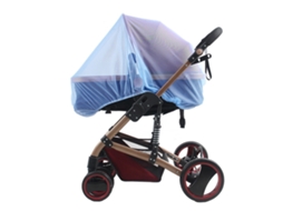 Mali mosquitera Universal para Carrinho de Bebê Macia Respirável Azul Proteção Completa