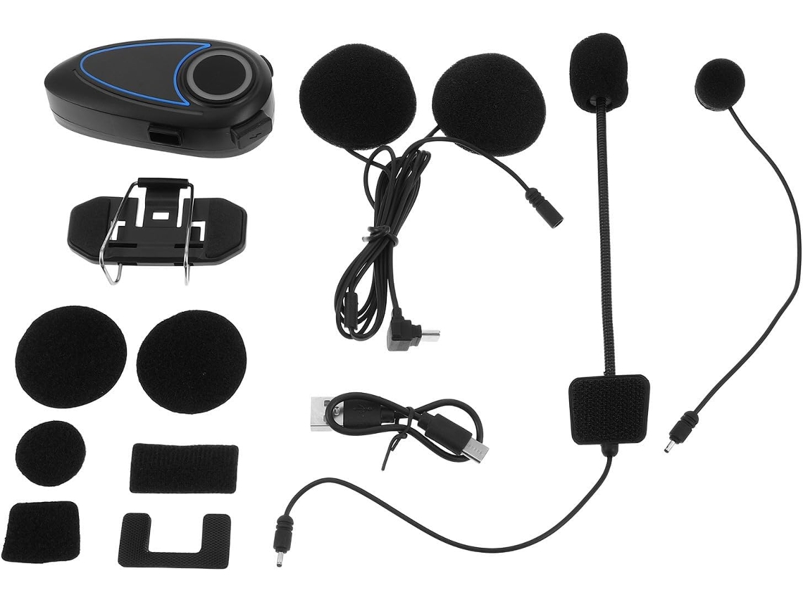 Soimiss Écouteurs Sans Fil Pour Casque De Moto En Abs, Résistants À Usure Com Longue Autonomie, Pour Balades À