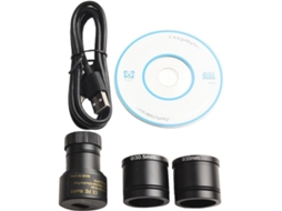 Microscópio Eletrônico Digital Cmos Usb De 5 Mp Com Ocular Para Sensores