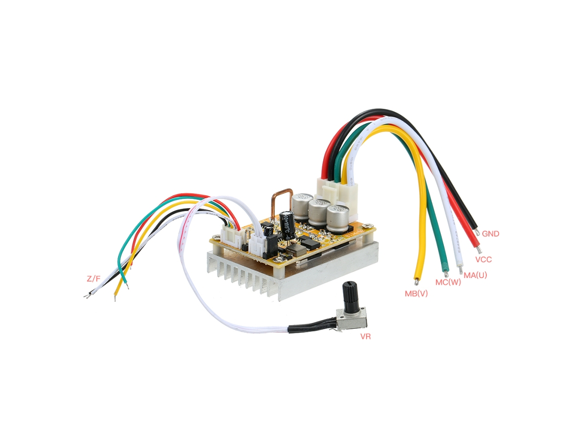 Driver De Motor Dc 350w 5-36v Controlador De Motor Sem Escova Bldc Acessórios De Motor Trifásico