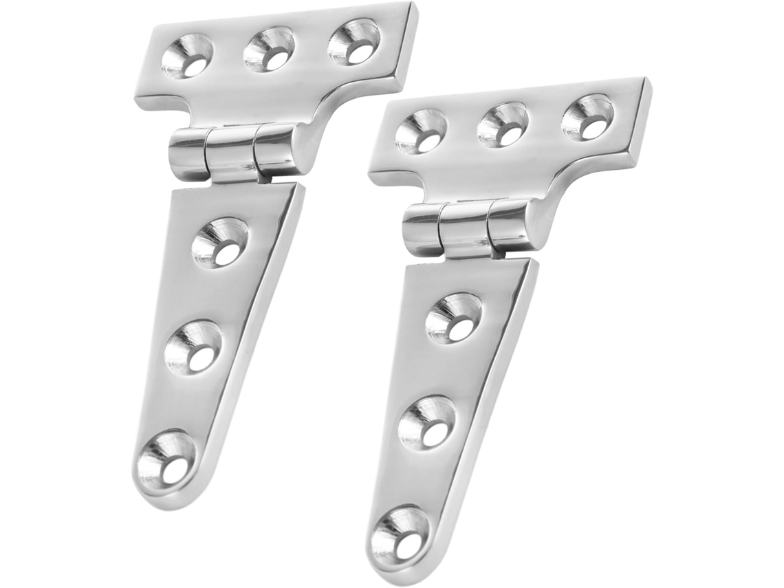 2 Dobradiças Para Barco, 4x 2-polegadas, Aço Inoxidável 316de Grau Marinho, Dobradiça Reforçada Para Porta De Armário