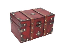 Caja De Armazenamento De Madeira Vintage Retrô Para Lar E Sala De Estar