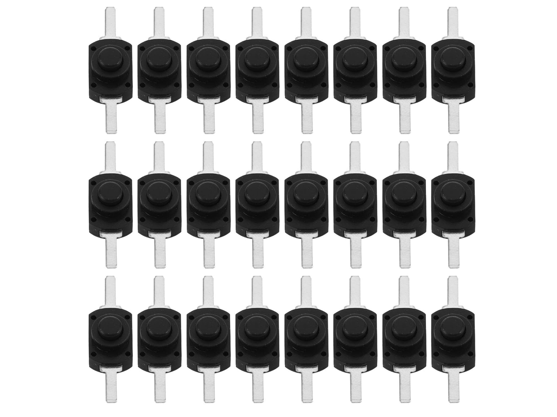 Microinterruptor De Botão De Pressão Com Travamento Automático De 6a Para Lanterna Led