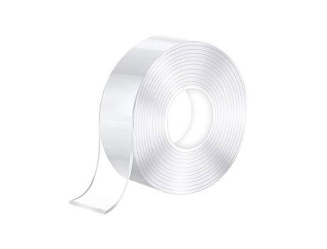 Fita Adesiva Nano Reutilizável Transparente Sem Vestígios Dupla Face Fita Nano Inteligente 2mm3cm3m Mtevotx