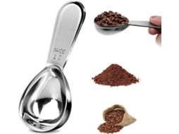 Colher Medidora De Café 30 Ml, Com Cabo Curto, Em Aço Inoxidável. Para Máquina De Café Com Design Reutilizável E Fácil Limpeza