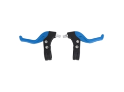 Manopla de freio Business para bicicleta infantil, nylon, ajustável, esquerda e direita, azul S/MARCA
