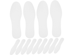 Palmilhas Finas Para Sapatos, 20 Pares, Papel Branco