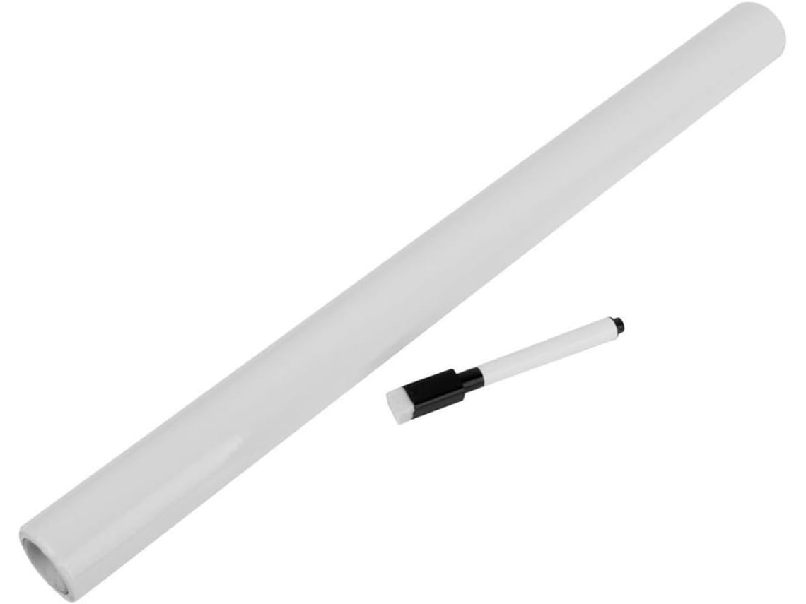 Adesivo De Parede Apagável 45 X 200 Cm Com Quadro Branco E Caneta Incluídos.