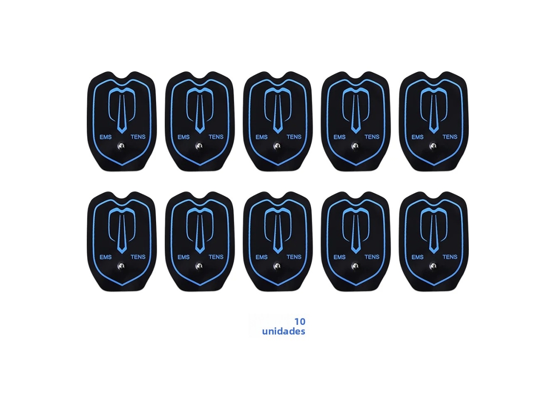 Eletrodos Tens com Gel Condutor Estimulador Muscular de Pulso Terapêutico Compex MDUG (10 Unidades)