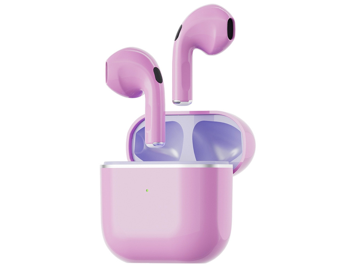 Auriculares Bluetooth True Wireless TRUMSEN  A6 In Ear Microfone Roxo
