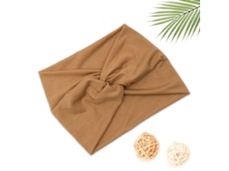 Banner Cruzado Para Cabelo De Algodão Macio Refinado Camel
