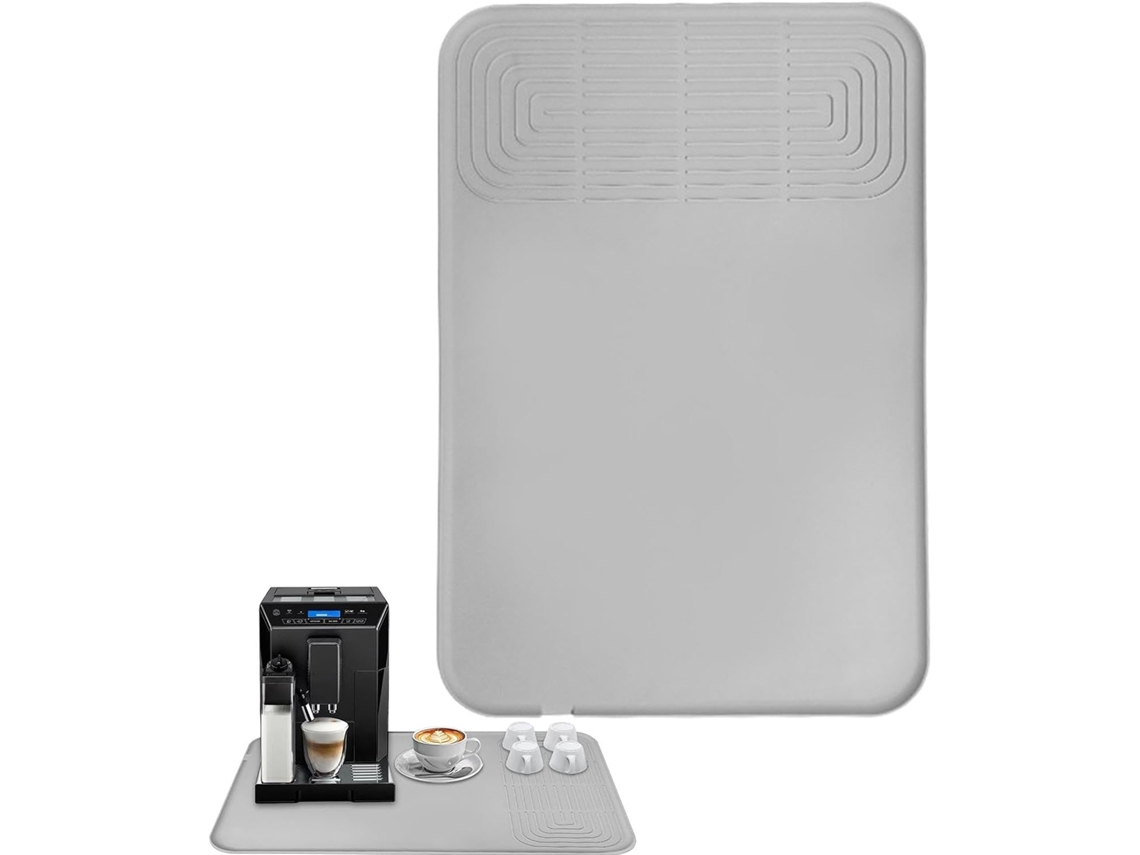 Tapete De Silicone Para Secar Louça E Cafeteira
