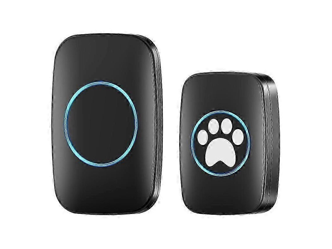 Campainha Sem Fio Led Inteligente Para Animais De Estimação, À Prova D'água, Alerta De Flash