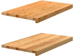 Window Sill, Window Sills Vidaxl Marrom Madeira De Carvalho (70 X 40 X 2 Cm)