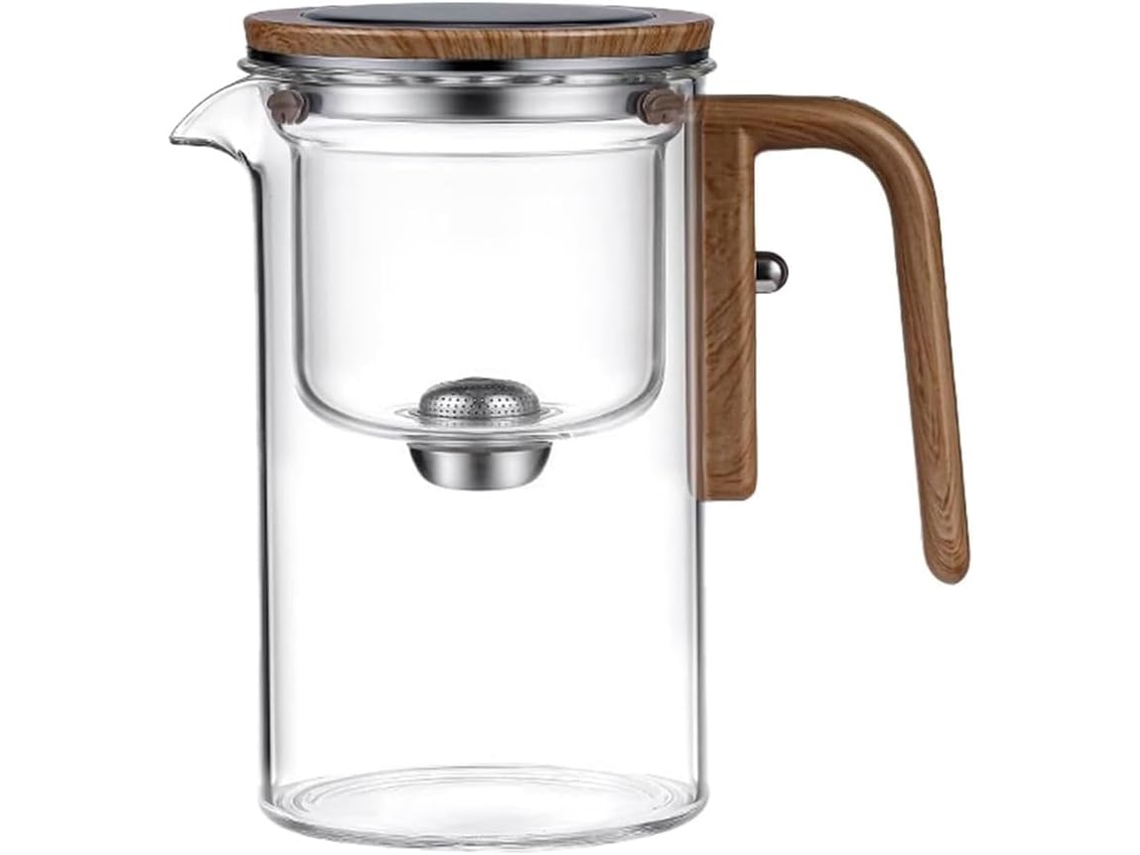 Bule De Vidro E Vidro Mágico Com Infusor, 600 Ml