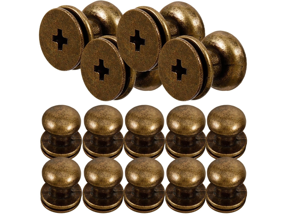 Conjunto De 50 Mini Puxadores De Móveis Em Liga De Zinco, Cor Café, Alças Decorativas