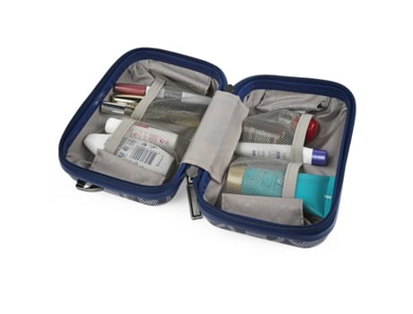 DKNY DKNY-1001 Estojo de Cosméticos Deco Signature Anil 22X14X10 Cm