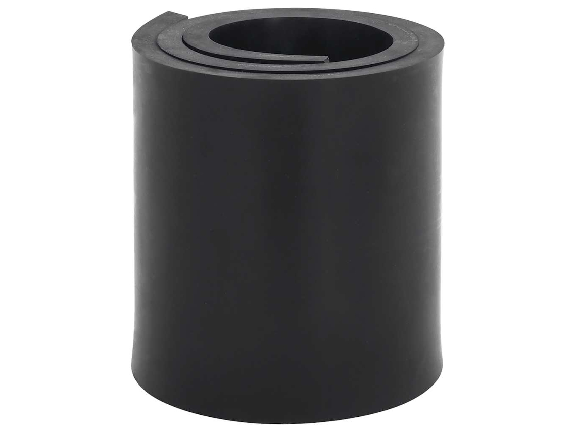 Vidaxl Borda De Borracha Para Arado De Neve Preto 100x15x1 Cm