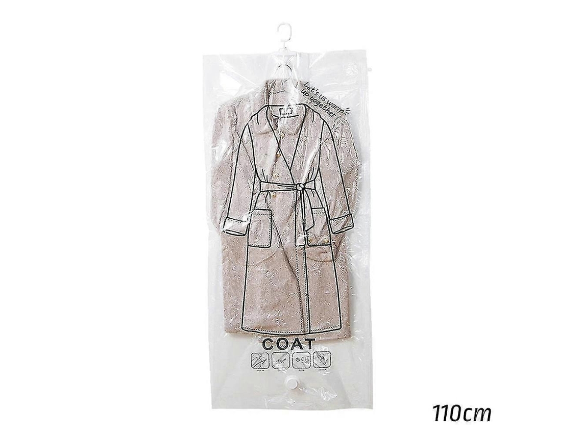 Sacos De Armazenamento A Vácuo Para Pendurar, Transparentes, À Prova Poeira, Roupas, Com Grande Capacidade.