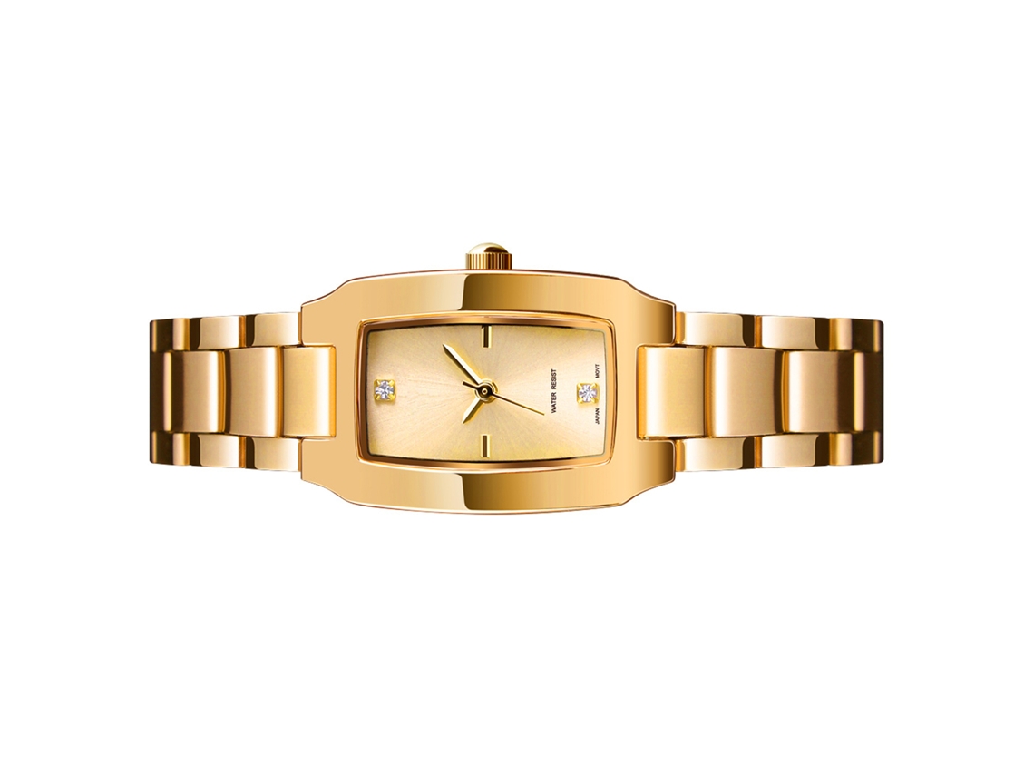 Relógio de Quartzo Feminino Skmei com Pulseira de Aço Inoxidável 3atm S/MARCA