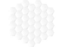 De 36 Adesivos De Parede Hexagonais Em Acrílico Espelhado, Adesivos Decorativos À Prova Dágua, Tamanho Mini 46x40x23 Gokoco