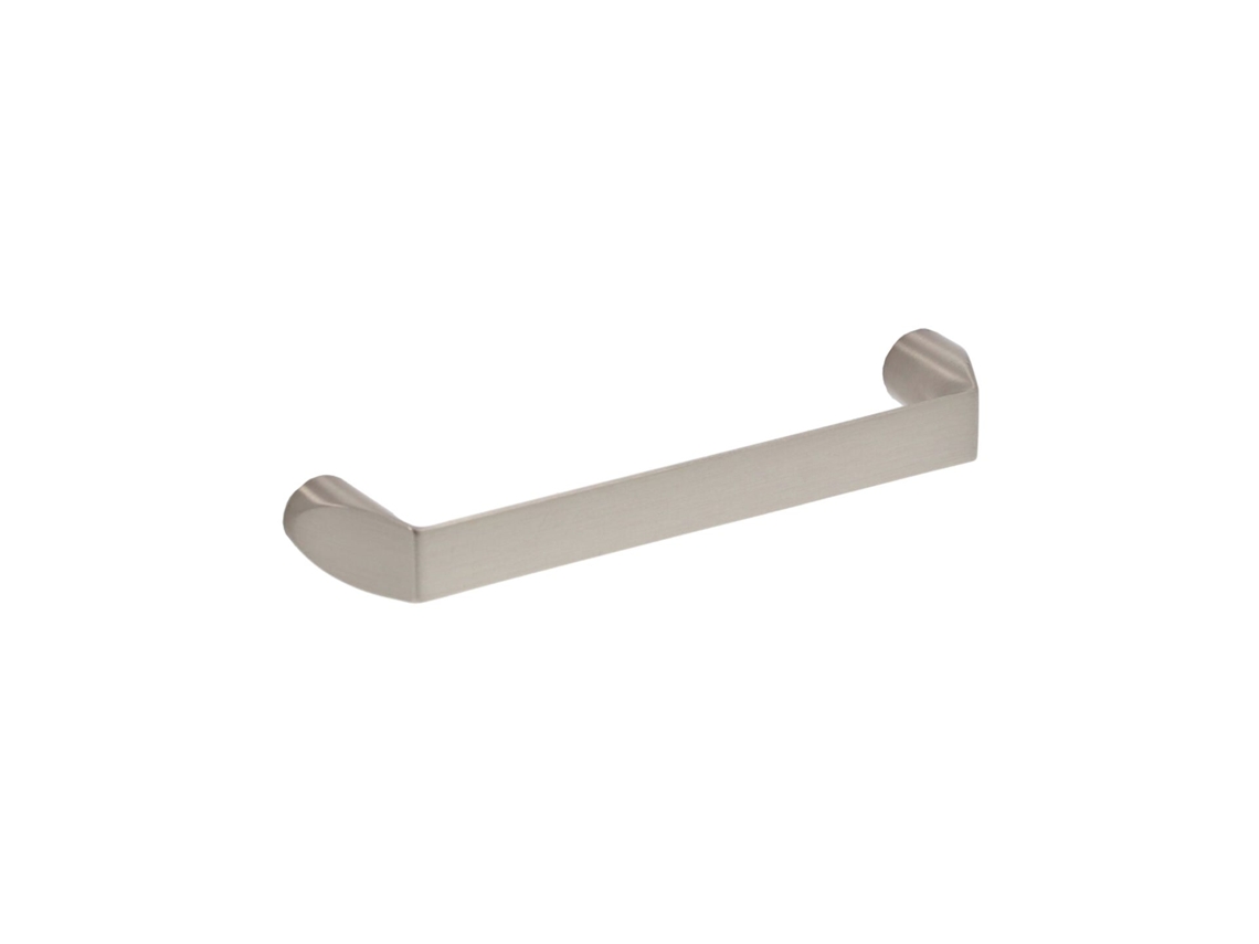 Puxador para Móveis Liga de Zinco. Estilo Contemporâneo. Distância Central 96. Nicho de Cetim HARDWAREXCHANGE