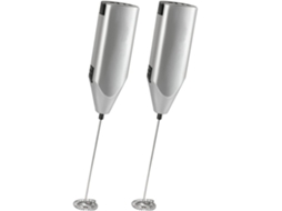 2x Espumador De Leite Silencioso Portátil Batedor Ovos Mini Mixer Elétrico Alta Potência Para