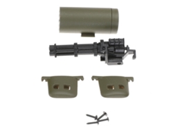 Conjunto de Pendente de Arma para Helicóptero Rc Eachine E190 E190 Pro MDUG (verde)