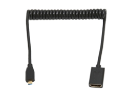 Cabo Micro HDMI Multimedia Interface para Feminino 8K 60Hz 48Gbps para Tablet TV Câmera