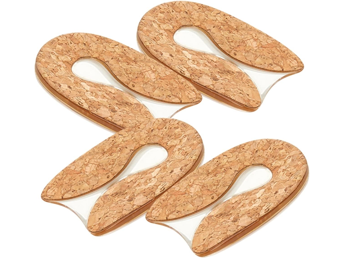 2 Pares De Palmilhas Silicone Com Amortecimento Para Sapatos Femininos, Protetores De Calcanhar Silicone Para Mulheres