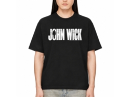 Rockinstone John Wick Silhouette Black Adult T-shirt Size:xxl