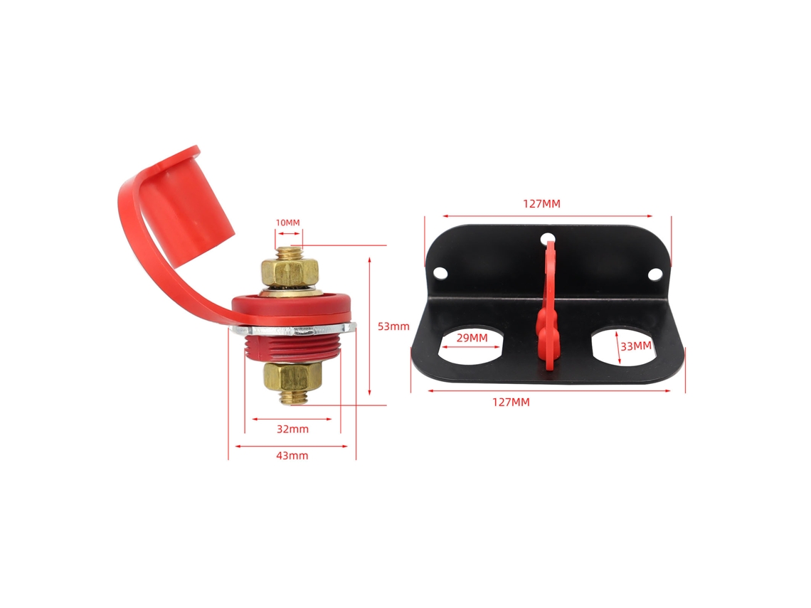 Kit De Extensão De Borne De Bateria Remota Laxiscreed Para Automóveis E Agricultura, Fácil De Instalar
